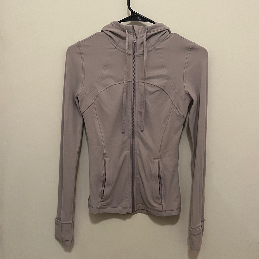 Lululemon define hooded jacket size 2 in pink bliss (nulu)